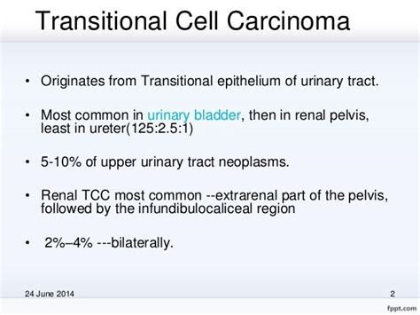 Transitional cell carcinoma