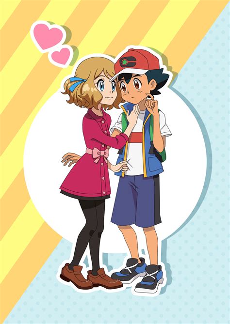 Ash and Serena in their Galar design : r/AmourShipping