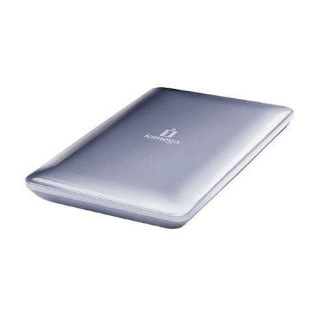 Iomega 500GB Portable External Hard Drive Silver 2.5" 5400rpm USB2.0 ...