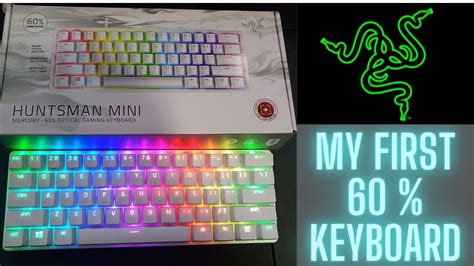 RAZER HUNTSMAN MINI UNBOXING AND FIRST IMPRESSIONS!!! (MERCURY WHITE / LINEAR RED SWITCH) - YouTube