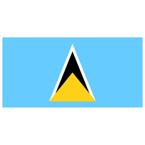 LC Saint Lucia Flag Icon | Public Domain World Flags Iconset ...