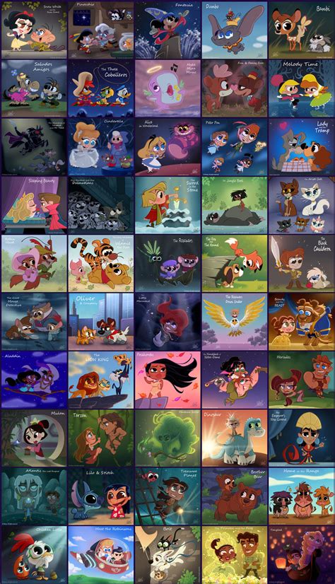 [David Gilson | 50 Chibis Classics Disney in 2011] | art | Pinterest