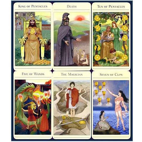 The New Mythic Tarot Card Deck - Classic Tarot Cards - Healing Crystals, Tumble stones, Tarot ...