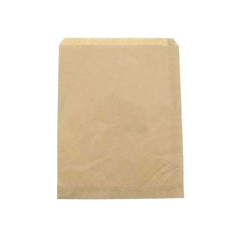 Flat Brown Kraft Paper Bags - Catex Catering Disposables