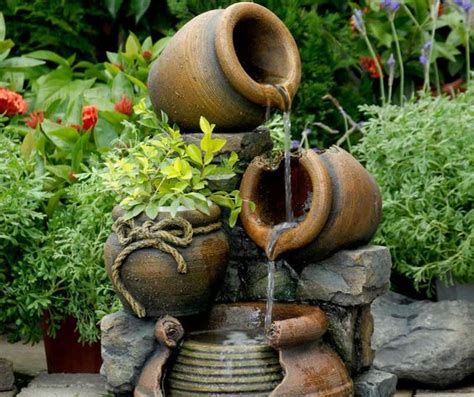 How to Build a Flower Pot Fountain - Garden Patch