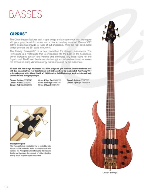 Peavey Bass Guitar Models Largest Collection | www.pinnaxis.com