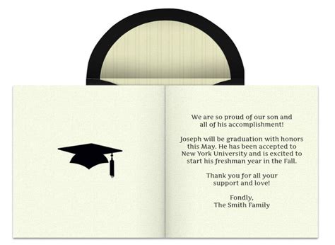 Need some inspiration and guidance on a graduation announcement wording ...