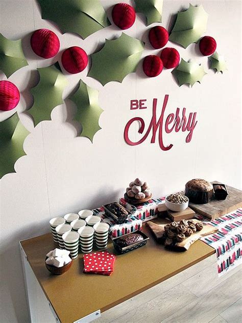 Holly Wall | Office christmas decorations, Fun christmas decorations ...