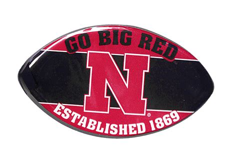 Nebraska Go Big Red Football Magnet