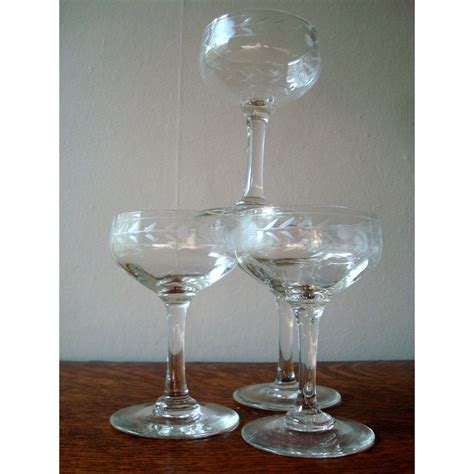 1930s Mini Champagne Glasses Set of Five by JustSmashingDarling