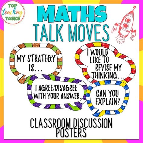 Maths Talk Moves Posters Set | Top Teaching Tasks in 2020 | Math talk, Math talk moves, Talk moves