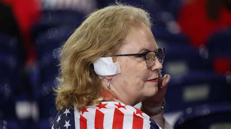 Donald Trump supporters wear fake ear bandages after shooting | US News ...