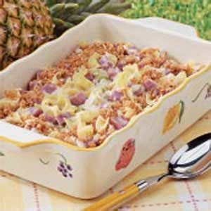 Pineapple Ham Casserole Recipe | Taste of Home