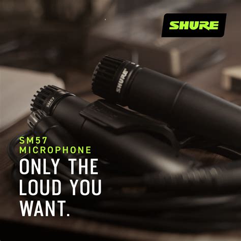 Snapklik.com : Shure SM57 Cardioid Dynamic Instrument Microphone