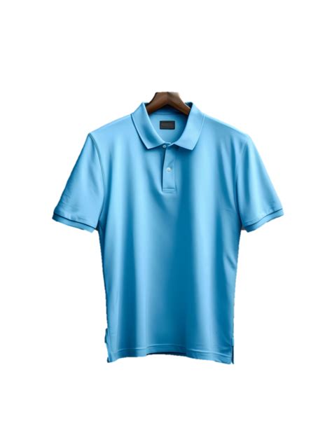 Blue Polo Shirt Mockup 24624448 PNG