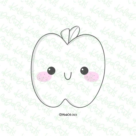 Cutie Apple Cookie Cutter – KaleidaCuts