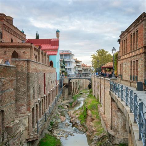 Old Town District of Tbilisi, Georgia Stock Photo - Image of ...