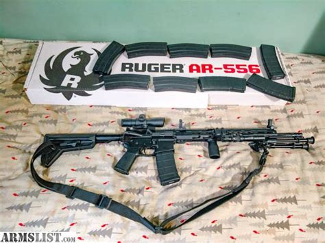 ARMSLIST - For Sale: Ruger AR 556 MPR w/ accessories & extras