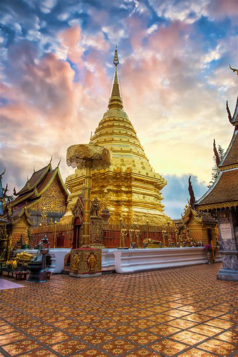 Wat Phra That Doi Suthep at Day Break, Chiang Mai, Thailand [3380x5070] • /r/ArchitecturePorn ...