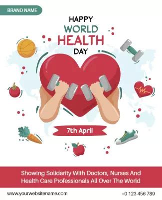 World Health Day Poster Templates - PhotoADKing