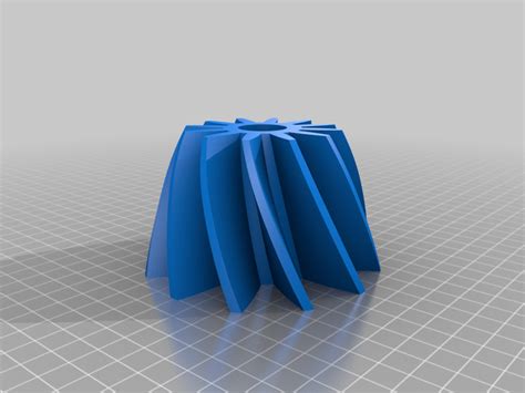 Impeller key chain by Bidi01 | Download free STL model | Printables.com