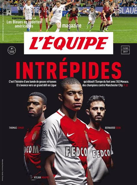 Magazine L'Équipe du 10 mars 2017 à télécharger sur iPad