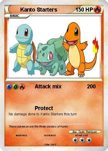 Pokémon Kanto Starters 27Op - Attack mix 200 - My Pokemon Card