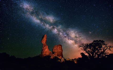 galaxy, Milky, Way, Stars, Desert, Night, Rocks, Stones Wallpapers HD / Desktop and Mobile ...