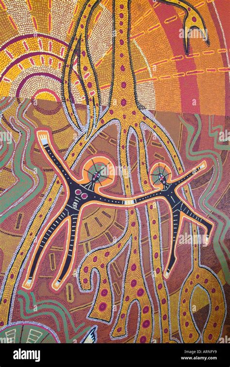 Australia aboriginal art dream time earth dot paint culture Australasia ...