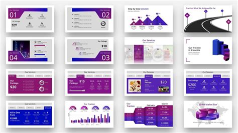 Pitch Deck PowerPoint template #76864 - TemplateMonster | Powerpoint ...