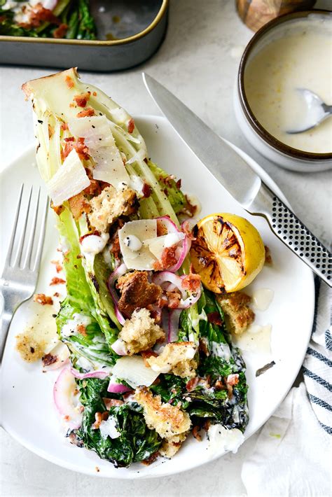 Grilled Romaine Salad - Simply Scratch