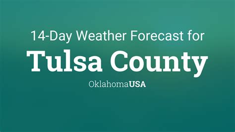 Tulsa County, Oklahoma, USA 14 day weather forecast