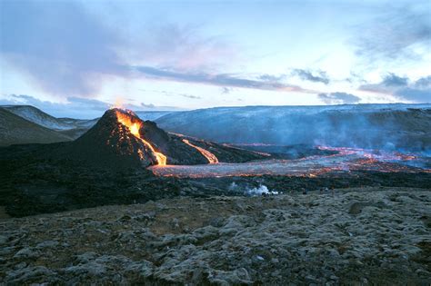 Hike to the Active Volcano - Glaciers and Waterfalls