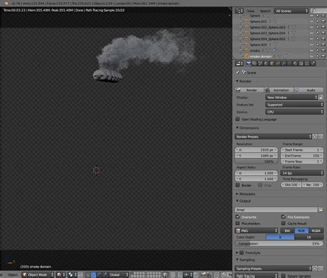 No smoke in final render - Particles and Physics Simulations - Blender Artists Community