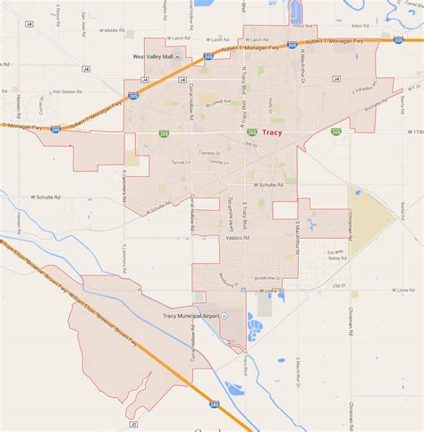 Tracy California Map – Topographic Map of Usa with States