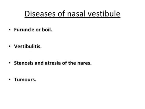 Diseases of external nose