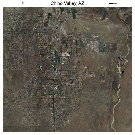 Aerial Photography Map of Chino Valley, AZ Arizona