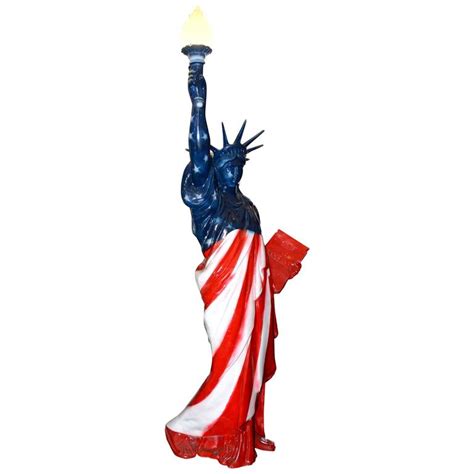 Liberty Statue United States Flag Sculpture For Sale at 1stdibs