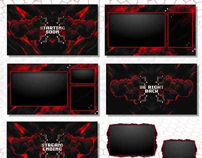 Twitch Red Overlay Projects :: Photos, videos, logos, illustrations and ...