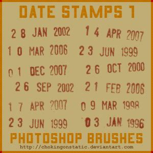 date stamp brushes 1 by chokingonstatic on DeviantArt