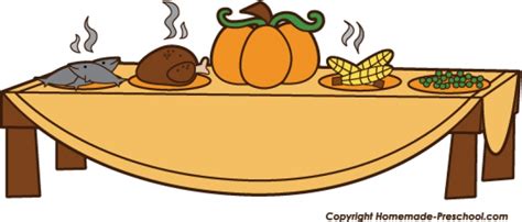 thanksgiving dinner table clipart - Clip Art Library