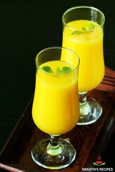 Mango Juice Recipe - Swasthi's Recipes