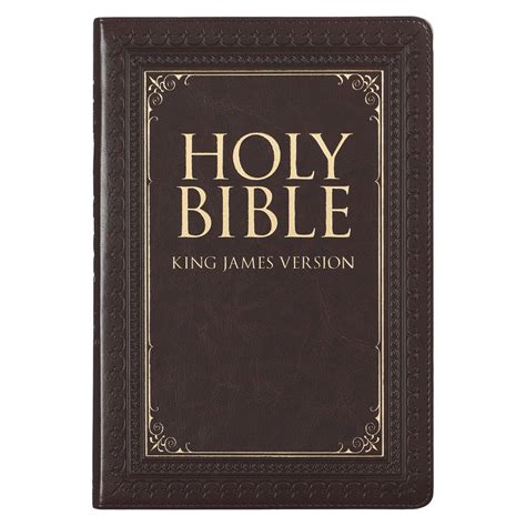 KJV Bible Large Print in Brown