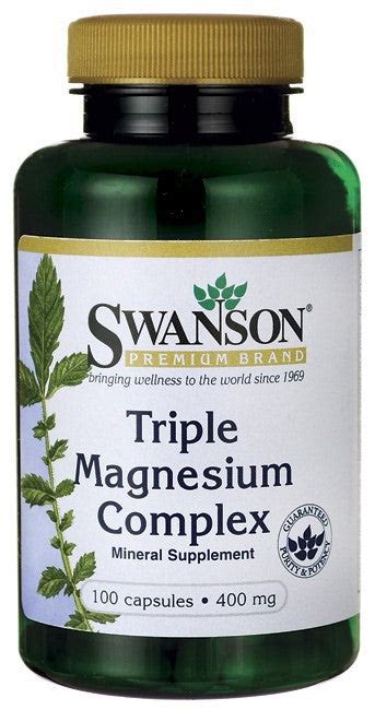 Triple Magnesium Complex Swanson Mineral Supplement Australia | Triple ...