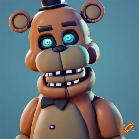 Fan art of freddy fazbear in fortnite on Craiyon