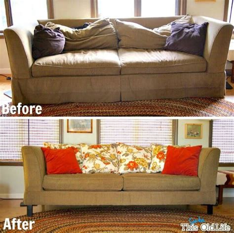 20+ Old Sofa Makeover Ideas – ZYHOMY