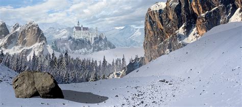 Jason Stewart - Snowy Mountain Matte Painting