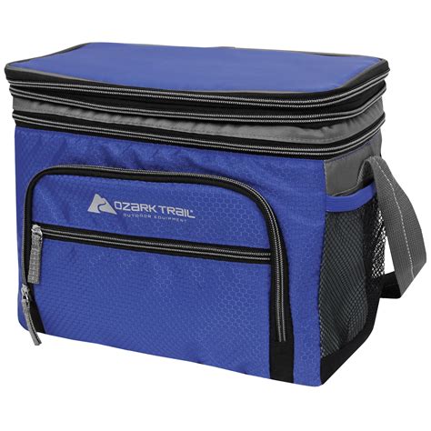 Ozark Trail 12 Can Expandable Lunch Box Cooler Soft Hard Lunchbox Bag ...