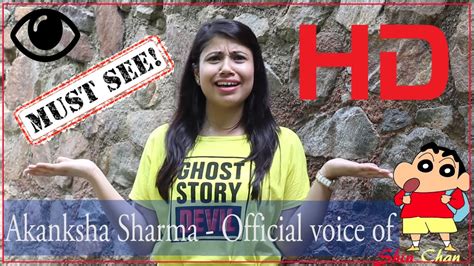 Real Voice Of Shinchan – Akanksha Sharma | Real Voice Behind Shinchan ...