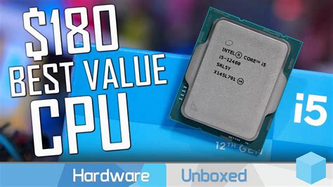 Intel Core i5-12400 vs. AMD Ryzen 5 5600X, Best Value CPU Battle - YouTube